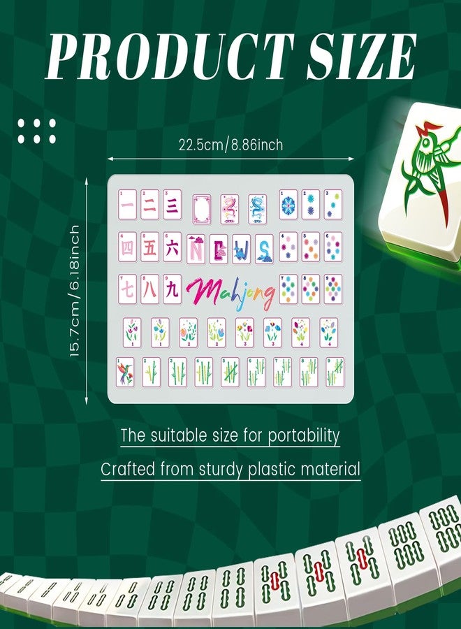 Seenelling 2 Pcs Mahjong Tile Mixer Shuffler for Mixing and Shuffling Tiles Plastic Mahjong Accessories Gifts for Lovers Playing Game (Latest Style) - Image 2
